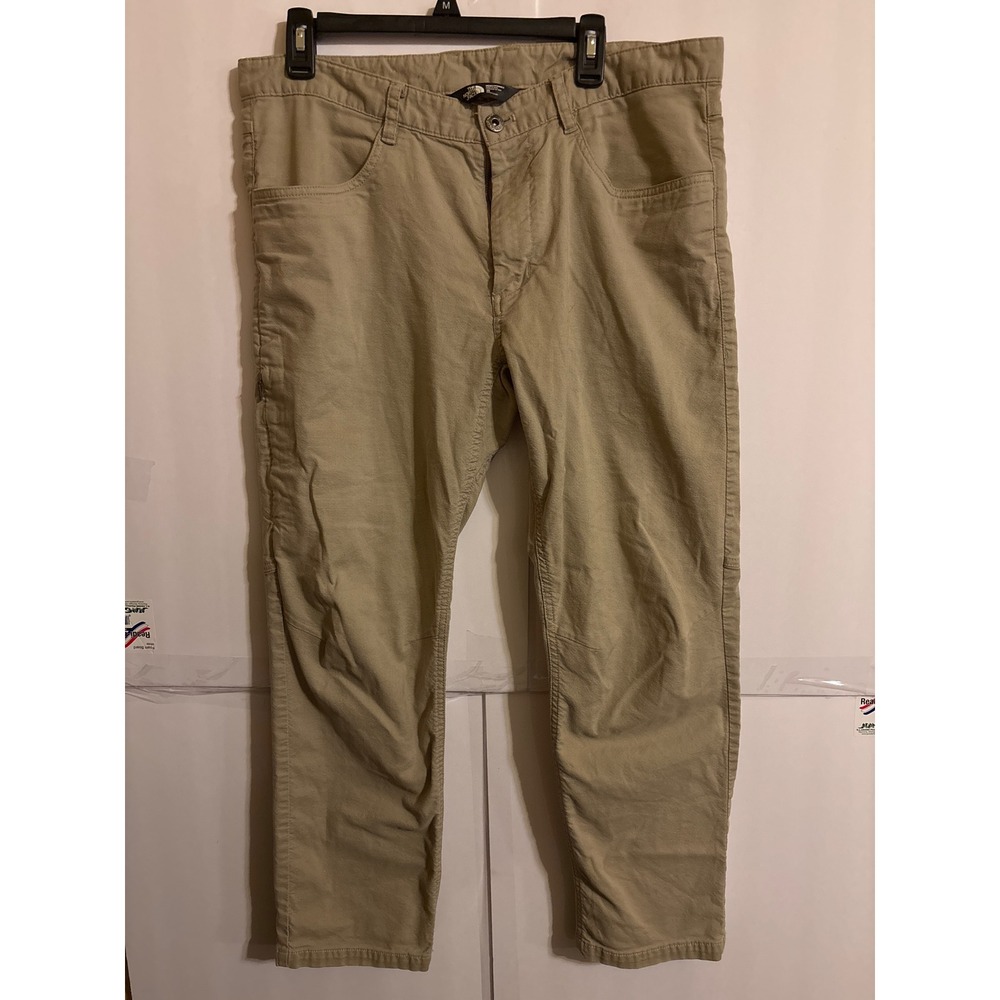 The North Face Mens Khaki Chino Pants Size 36 short (31)‎ Outdoor Hiking